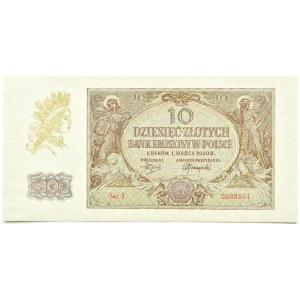 Polen, Generalgouvernement, 10 Zloty 1940, Serie J, Krakau