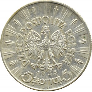 Polen, Zweite Republik, Józef Piłsudski, 5 Zloty 1935, Warschau
