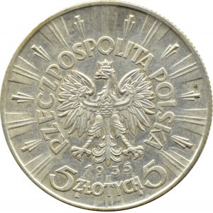 Polska, II RP, Józef Piłsudski, 5 złotych 1935, Warszawa