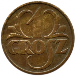 Poland, Second Republic, penny 1931, Warsaw, UNC