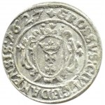 Zikmund III Vasa, penny 1627, Gdaňsk, ...PR