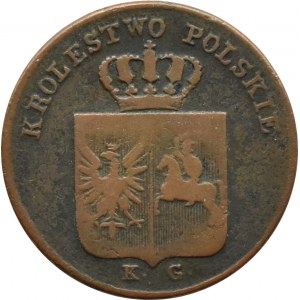 Powstanie Listopadowe, 3 grosze 1831 K.G., Warszawa