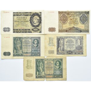 Polska, Generalna Gubernia, lot banknotów 1940-1941, Kraków