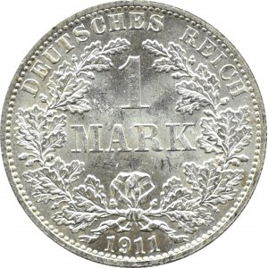 Deutschland, Kaiserreich, 1 Mark 1911 A, Berlin, UNC