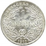 Německo, císařství, 1 marka 1911 A, Berlín, UNC