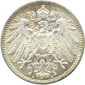 Německo, císařství, 1 marka 1907 A, Berlín, UNC