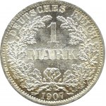 Niemcy, Cesarstwo, 1 marka 1907 A, Berlin, UNC