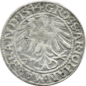Silesia/Brandenburg Empire, John I of Kostrzyn, penny 1544, Kostrzyn