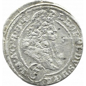 Silesia, Leopold I, 3 krajcars 1695 MMW, Wrocław