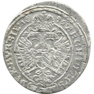 Śląsk, Leopold I, 3 krajcary 1695 MMW, Wrocław