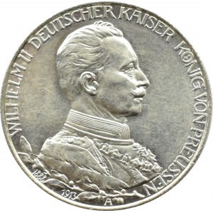 Deutschland, Preußen, Wilhelm II. in Uniform, 2 Mark 1913 A, Berlin, UNC