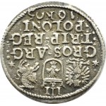 Zygmunt III Waza, trojak 1605 (zwykła piątka), Kraków
