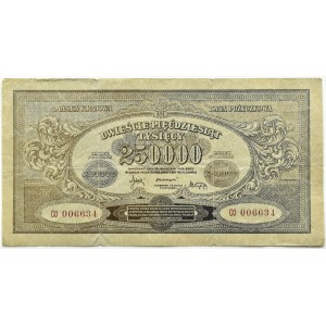 Polska, II RP, 250000 marek 1923, seria CO, numeracja szeroka