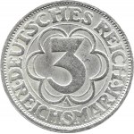 Německo, Výmarská republika, 3 značky 1927 A, 1000 let města Nordhausen