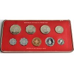 Malta, set of coins 1976, proof, foiled, UNC