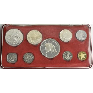 Bahamas, Mint set in box 1974, silver, foiled, UNC