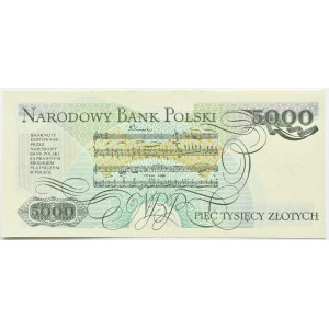 Polen, PRL, F. Chopin, 5000 Zloty 1982, CL-Serie, Warschau, UNC