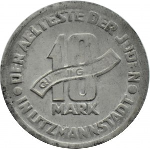 Getto Łódź, 10 marek 1943, magnez, odm. 2/2, certyfikat 012/2023