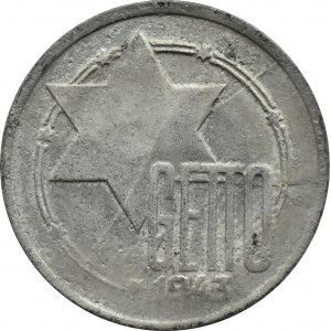 Ghetto Lodz, 10 Mark 1943, Magnesium, Sorte 3/2, Zertifikat 014/2023