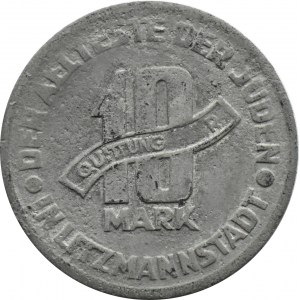 Ghetto Lodz, 10 marks 1943, magnesium, variety 3/2, certificate 014/2023