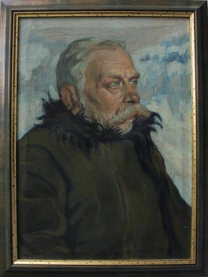 Janusz Knake, Portret mężczyzny w kożuchu