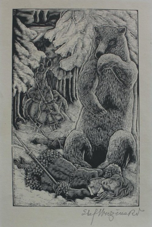 Stefan Mrożewski, Ilustracja do Henri van Booven „De Porocha”