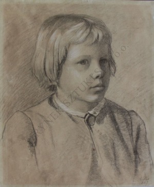 Antoni Kozakiewicz (1841-1929), Portret chłopca (1867)