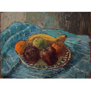Christo Stefanoff-Mendoly (1898-1966), Martwa natura z owocami (1957)