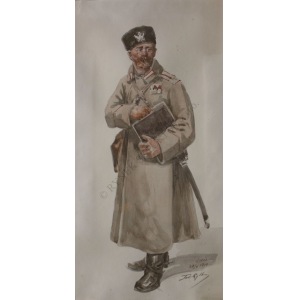 Tadeusz Rybkowski (1848-1926), Oficer carski (1914)