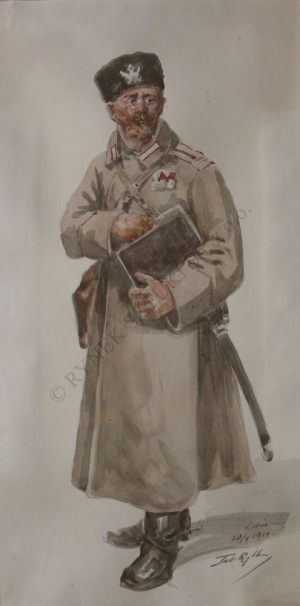 Tadeusz Rybkowski (1848-1926), Oficer carski (1914)