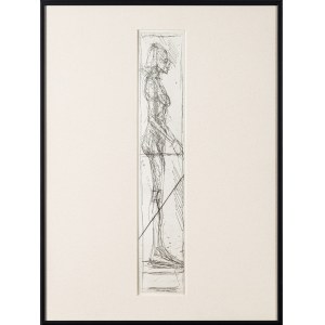 Alberto Giacometti, Nu de profil, 1956