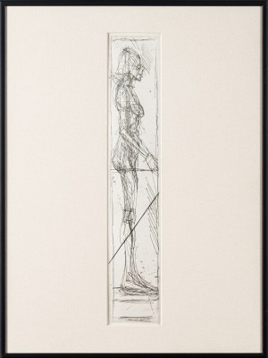 Alberto Giacometti, Nu de profil, 1956