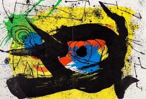 Joan Miró, Bez tytułu z albumu ''Derrière le Miroir” no 203, 1973
