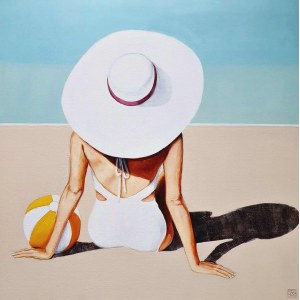 Renata Magda, Meeting on the Beach III, 2022