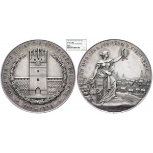 Franz Joseph I., Medal 1899, 1100th anniversary of the founding of the city of Jihlava (Iglau)
