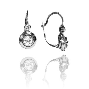 Náušnice s diamantmi ~ 1.02ct zo zlata