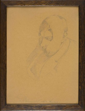 Jacek MALCZEWSKI, Portret mężczyzny - ból zęba, 1924