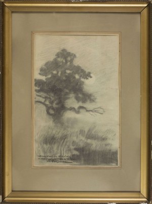 Stanisław PORAJ-FABIJAŃSKI, Pejzaż z drzewem
