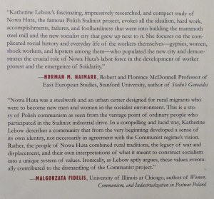 LeBow Katherine - Unfinished Utopia: Nowa Huta, Stalinism, and Polish Society 1949-56