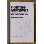 Garliński Józef - Der Kampf gegen Auschwitz [Widmung des Autors].