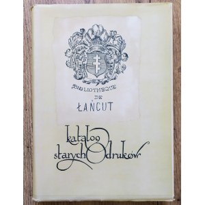 Catalog of old prints of the library of the museum-castle in Łańcut