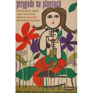 Plakat do filmu Przygoda na plantacji Projekt Marian Stachurski (1960)