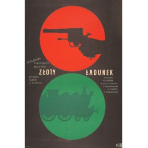 Plakat für den Film Złoty ładunek Projekt Jan Słomczyński (1960)