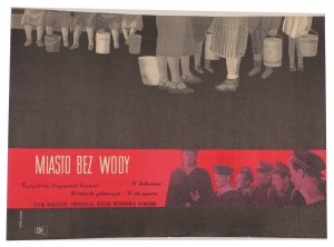 Poster for the film City Without Water Project Maria Syska (1960)