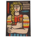 Plakat do filmu Maria z krainy jezior Projekt Marian Stachurski (1958)