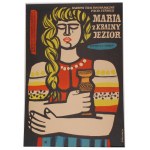 Plakat für den Film Maria z krainy jeziorów Projekt Marian Stachurski (1958)