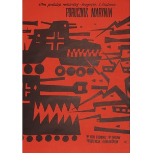 Plakat do filmu Porucznik Marynin Projekt Marian Stachurski (1961)