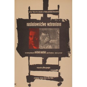 Plakat für den Film Naśladownictwo wzbronione Projekt Waldemar Świerzy (1958)