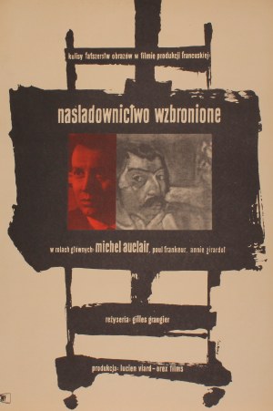 Poster for the film Imitation forbidden Design by Waldemar Swierzy (1958)
