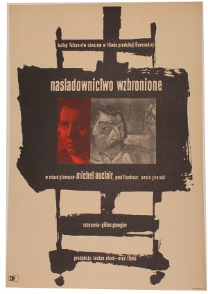 Plakat do filmu Naśladownictwo wzbronione Projekt Waldemar Świerzy (1958)